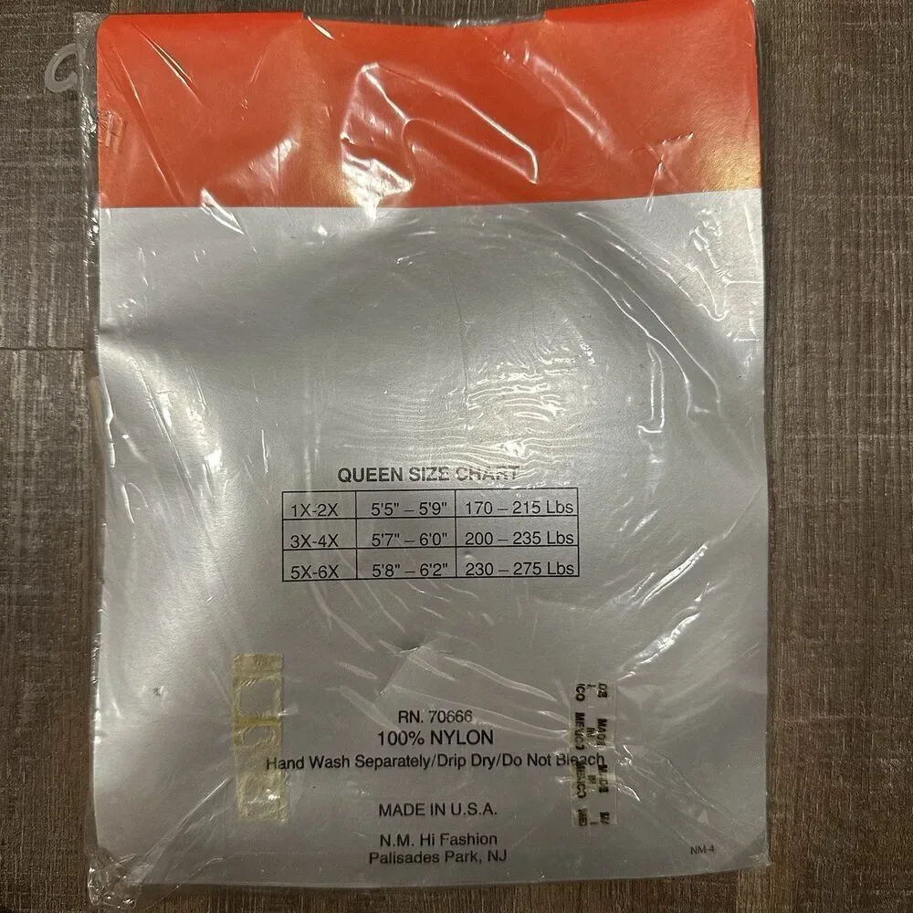 Hi Fashion Queen Size Ultra Sheer Panty Hose Off White Sandal Foot Nylon 170-215
